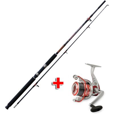 Lineaeffe Combo Rute Caspian 1,80m - Rolle Vigor Boost 50 Pilkset Meeresangeln Brandungsset Waller-Set Lineaeffe Combo Rute Caspian 1,80m - Rolle Vigor Boost 50 Pilkset Meeresangeln Brandungsset Waller-Set