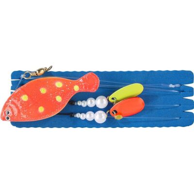 Balzer Inline Plattfisch Blinker 60g Rücken Orange Bauch Gelb Balzer Inline Plattfisch Blinker 60g Rücken Orange Bauch Gelb