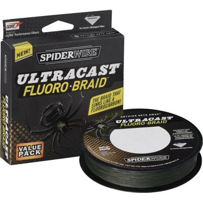 Spiderwire Ultracast Fluorobraid 4x 300m/0,18mm Grün Spiderwire Ultracast Fluorobraid 4x 300m/0,18mm Grün