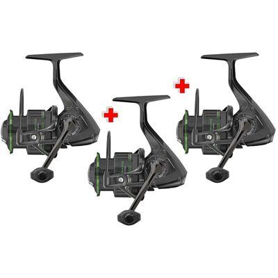Cormoran Rolle Crosswater 5PiF Modellgröße 2000 3er-Set Spinnrolle mit Frontbremse Friedfischrolle Cormoran Rolle Crosswater 5PiF Modellgröße 2000 3er-Set Spinnrolle mit Frontbremse Friedfischrolle
