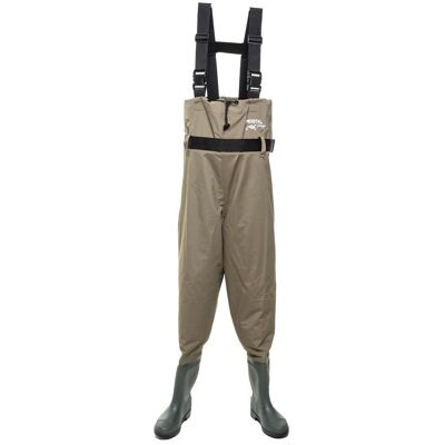 Mostal Wathose mit Stiefel wasserdicht Größe 44 Mostal Wathose mit Stiefel wasserdicht Größe 44