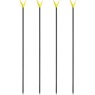 DAM Erdspeer Erdstab Rutenablage 80cm Gelb 4er-Set DAM Erdspeer Erdstab Rutenablage 80cm Gelb 4er-Set