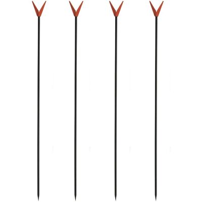 DAM Erdspeer Erdstab Rutenablage 80cm Rot 4er-Set DAM Erdspeer Erdstab Rutenablage 80cm Rot 4er-Set