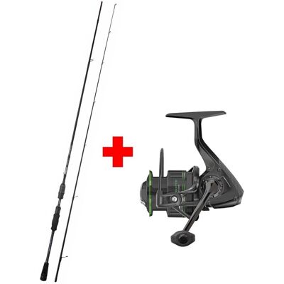 Angelset Forelle Barsch: Spro Freestyle Skillz V2 Versatile 180 7-24g + Cormoran Crosswater 5PiF 2000 Forellenset Barschset Angelset Forelle Barsch: Spro Freestyle Skillz V2 Versatile 180 7-24g + Cormoran Crosswater 5PiF 2000 Forellenset Barschset