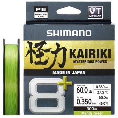 Shimano Schnur Kairiki 8+ 300m 0.10mm 6,5kg (8lb) MGreen Shimano Schnur Kairiki 8+ 300m 0.10mm 6,5kg (8lb) MGreen