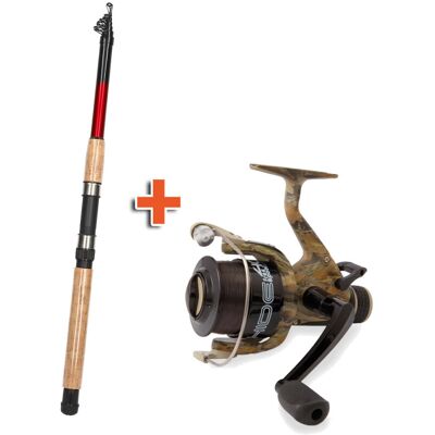 DAM Allround Tele 60 + Vigor Hide Freespool 40 Angelset Angelcombo Allroundset DAM Allround Tele 60 + Vigor Hide Freespool 40 Angelset Angelcombo Allroundset