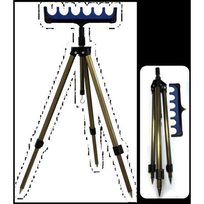 Behr Dreibein-Rutenhalter mit EVA-Schaum Auflage Rutenablage Rod Pod Feederfischen Behr Dreibein-Rutenhalter mit EVA-Schaum Auflage Rutenablage Rod Pod Feederfischen