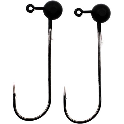 Angelspezi Tungsten Jig Head Schwarz Größe 6/0, 10g Angelspezi Tungsten Jig Head Schwarz Größe 6/0, 10g