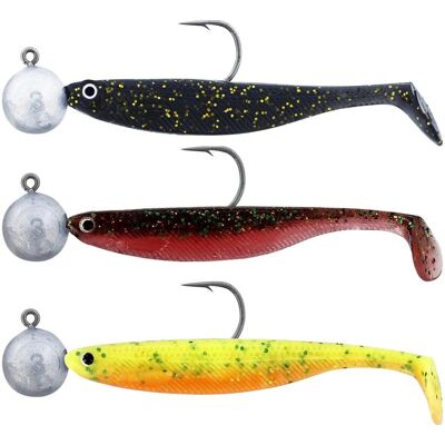 Westin SHADTEEZ SLIM R 'N R 5CM 3G #4 DARK WATER MIX 17 3PCS Gummifisch Kunstköder Raubfischköder Westin SHADTEEZ SLIM R 'N R 5CM 3G #4 DARK WATER MIX 17 3PCS Gummifisch Kunstköder Raubfischköder