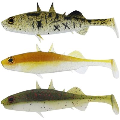Westin Stanley The Stickleback Shadtail 9cm 7g Clear Water Mix 10 3pcs Westin Stanley The Stickleback Shadtail 9cm 7g Clear Water Mix 10 3pcs