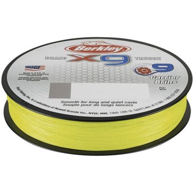 Berkley Schnur X9 Farbe Chartreuse 150m ø 0,14mm Berkley Schnur X9 Farbe Chartreuse 150m ø 0,14mm