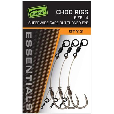Fox Edges SWGO Chod Rigs - 4 (x3) Fox Edges SWGO Chod Rigs - 4 (x3)