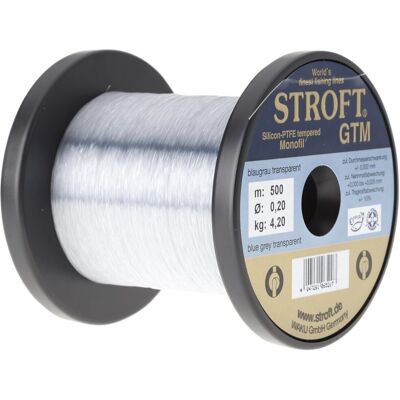 Stroft Schnur GTM Länge 500m ø 0,20mm Tragkraft 4,2kg Stroft Schnur GTM Länge 500m ø 0,20mm Tragkraft 4,2kg