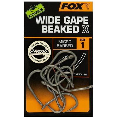 Fox Edges Wide Gape beaked X size 2 Fox Edges Wide Gape beaked X size 2