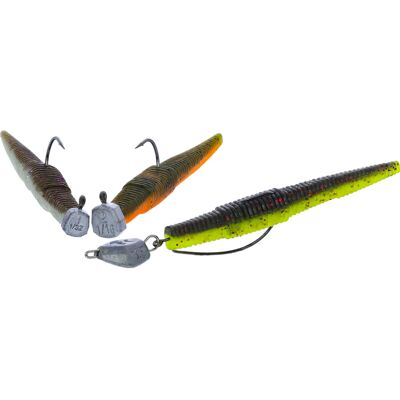 Westin NED WORM SLIM R 'N R 5.5CM 1G/2G/3.5G DARK WATER MIX 3PCS Krebse Westin NED WORM SLIM R 'N R 5.5CM 1G/2G/3.5G DARK WATER MIX 3PCS Krebse