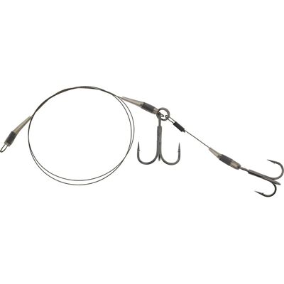 Westin MULTI-PURPOSE RIG M #6+#8 50CM 14KG/30LBS 1X7 1PC Stahlvorfach mit 2 Drillingen Westin MULTI-PURPOSE RIG M #6+#8 50CM 14KG/30LBS 1X7 1PC Stahlvorfach mit 2 Drillingen