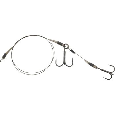 Westin MULTI-PURPOSE RIG SEMI BARBED L #4+#4 50CM 14KG/30LBS 1X7 1PC Stahlvorfach mit 2 Drillingen Westin MULTI-PURPOSE RIG SEMI BARBED L #4+#4 50CM 14KG/30LBS 1X7 1PC Stahlvorfach mit 2 Drillingen