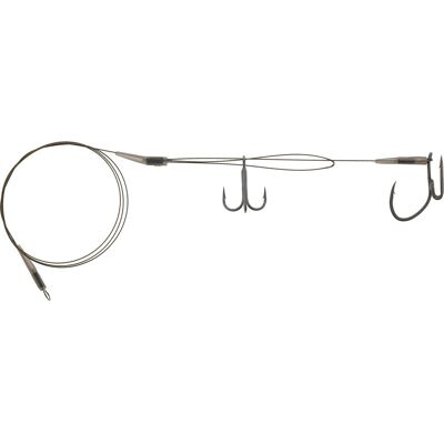 Westin LONG-CAST RIG SINGLE HOOK M #4+#1/0 65CM 14KG/30LBS 1X7 1PC Stahlvorfach mit Drilling und Einzelhaken Westin LONG-CAST RIG SINGLE HOOK M #4+#1/0 65CM 14KG/30LBS 1X7 1PC Stahlvorfach mit Drilling und Einzelhaken