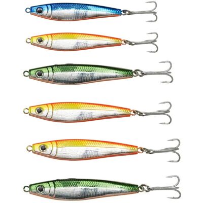 Pilkerset DAM Thor NL Norwegen Mix Inhalt 6 Stück verschiedene Farben 2x100g - 2x200g - 2x250g Pilkerset DAM Thor NL Norwegen Mix Inhalt 6 Stück verschiedene Farben 2x100g - 2x200g - 2x250g