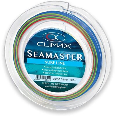 Climax Seamaster Surf Line Schlagschnur 220m 0,28-0,58mm multicolor Climax Seamaster Surf Line Schlagschnur 220m 0,28-0,58mm multicolor