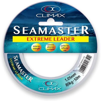 Climax 50m 1,20mm Seamaster Extreme Leader transparent-lichtgrau Vorfachschnur Climax 50m 1,20mm Seamaster Extreme Leader transparent-lichtgrau Vorfachschnur