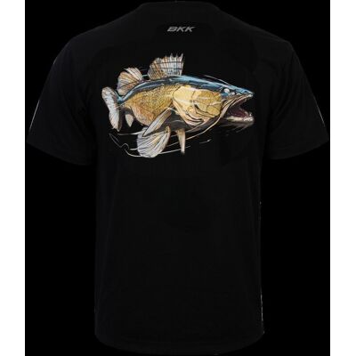 BKK T-Shirt Short Sleeve Casual Shirt-Zander-Black Größe M BKK T-Shirt Short Sleeve Casual Shirt-Zander-Black Größe M