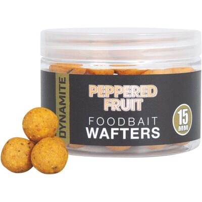 Dynamite Baits Peppered Fruit Food Wafters 15mm DY1926 Dynamite Baits Peppered Fruit Food Wafters 15mm DY1926