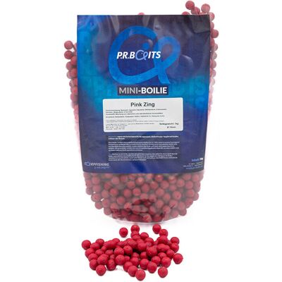 P.R. Baits Mini-Boilies Pink Zing 1kg 10mm P.R. Baits Mini-Boilies Pink Zing 1kg 10mm