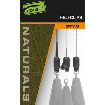Fox Edges Naturals Heli-Clip 3pcs Fox Edges Naturals Heli-Clip 3pcs
