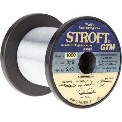 Stroft Schnur GTM Länge 1000m ø 0,15mm Tragkraft 2,4kg Stroft Schnur GTM Länge 1000m ø 0,15mm Tragkraft 2,4kg