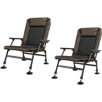 JRC Cocoon II Relaxa Chair 2er Set Angelstuhl Karpfenstuhl JRC Cocoon II Relaxa Chair 2er Set Angelstuhl Karpfenstuhl