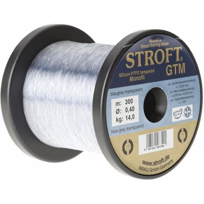 Stroft Schnur GTM Länge 300m ø 0,40mm Tragkraft 14,0kg Stroft Schnur GTM Länge 300m ø 0,40mm Tragkraft 14,0kg