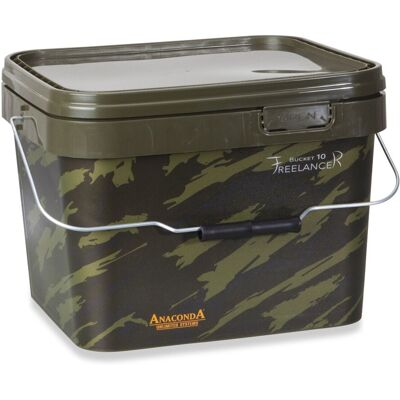 Anaconda Freelancer Bucket 11 Liter Square Eimer Ködereimer Angeleimer Futtereimer Anaconda Freelancer Bucket 11 Liter Square Eimer Ködereimer Angeleimer Futtereimer