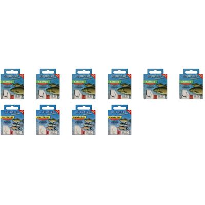Angelspezi 10er-Packung Vorfachhaken-Sortiment Karpfen Sparset verschiedene Größen Angelspezi 10er-Packung Vorfachhaken-Sortiment Karpfen Sparset verschiedene Größen
