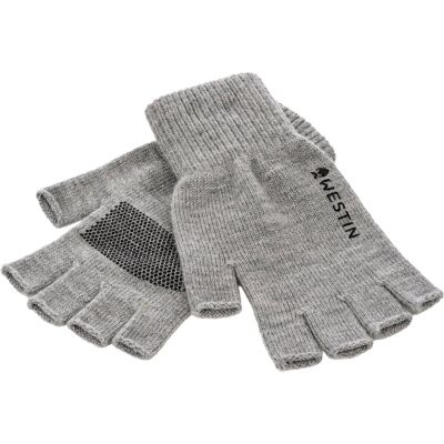 Westin Merino Wool Hlf Gloves L Light Grey Melange Westin Merino Wool Hlf Gloves L Light Grey Melange