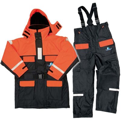 Behr Schwimmanzug Floatation Suit 2-teilig Jacke und Hose Farbe Orange Gr. XXL Floatinganzug Offshore Segelanzug Zertifiziert Behr Schwimmanzug Floatation Suit 2-teilig Jacke und Hose Farbe Orange Gr. XXL Floatinganzug Offshore Segelanzug Zertifiziert