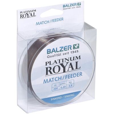 Balzer Schnur Platinum Royal Match/Feeder sinkend ø 0,20mm Balzer Schnur Platinum Royal Match/Feeder sinkend ø 0,20mm