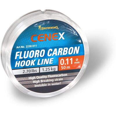 Browning Schnur Cenex Fluoro Carbon Hook Line ø0,13mm Browning Schnur Cenex Fluoro Carbon Hook Line ø0,13mm