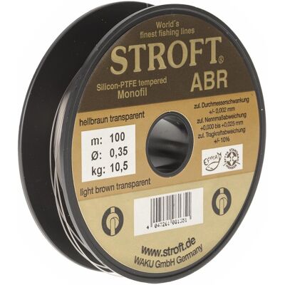 Stroft Abr 100 M Monofilament - Transparent - 0,350 mm - Angelschnur Stroft Abr 100 M Monofilament - Transparent - 0,350 mm - Angelschnur