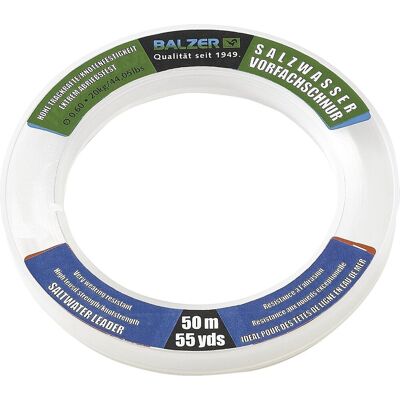 Balzer Schnur Salzwasservorfach & Schlagschnur Länge 50m ø 0,50mm Balzer Schnur Salzwasservorfach & Schlagschnur Länge 50m ø 0,50mm