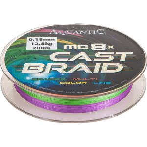 Aquantic Schnur MC8x Cast Braid Länge 200m ø0,18mm