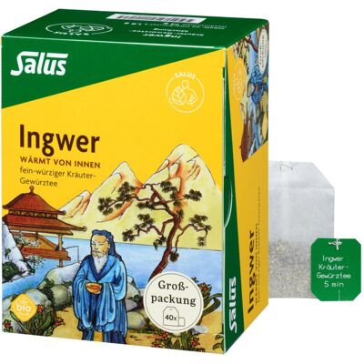 Salus Ingwer Kräuter-Gewürztee-Mischung bio 40 FB (72g) Salus Ingwer Kräuter-Gewürztee-Mischung bio 40 FB (72g)