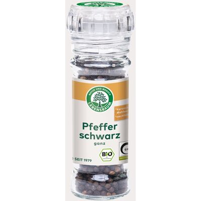 LEBENSBAUM *Bio Pfeffer schwarz, ganz (45g) LEBENSBAUM *Bio Pfeffer schwarz, ganz (45g)