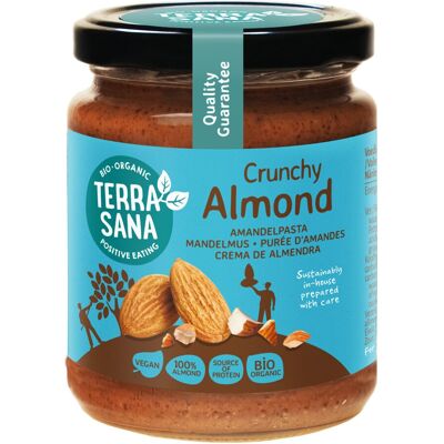 Terrasana Bio-Mandelcreme mit Crunch - 250g Terrasana Bio-Mandelcreme mit Crunch - 250g