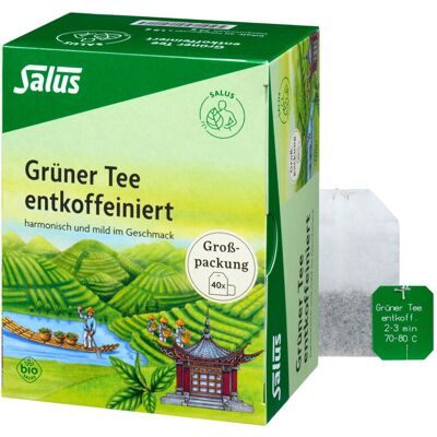 Salus Grüner Tee entkoffeiniert bio 40 FB (72g) Salus Grüner Tee entkoffeiniert bio 40 FB (72g)