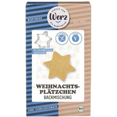 Werz *Bio Plätzchen Backmischung mit Sternausstecher, glutenfrei (500g) Werz *Bio Plätzchen Backmischung mit Sternausstecher, glutenfrei (500g)