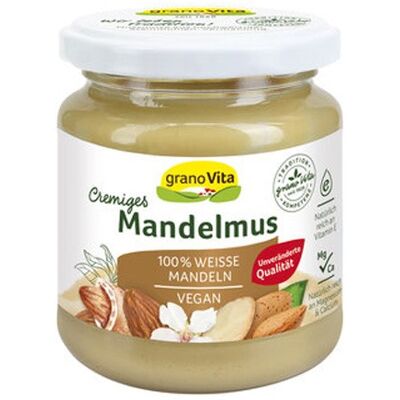 granoVita weißes Mandelmus (175g) granoVita weißes Mandelmus (175g)