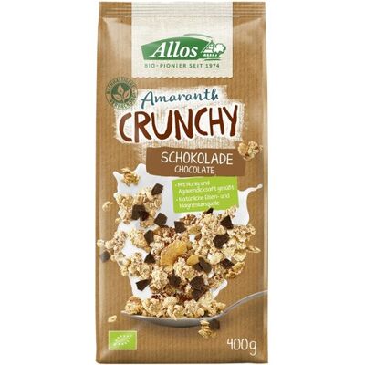 Allos Amaranth Crunchy Schokolade, bio (400g) Allos Amaranth Crunchy Schokolade, bio (400g)