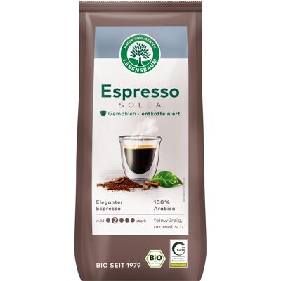 LEBENSBAUM *Bio Espresso Solea, entkoffeiniert, gemahlen (250g) LEBENSBAUM *Bio Espresso Solea, entkoffeiniert, gemahlen (250g)