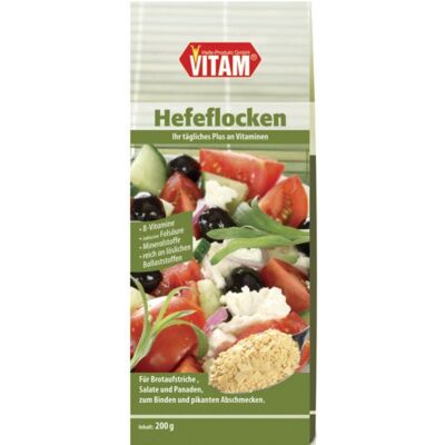 Vitam Hefeflocken salzfrei, natriumarm (200g) Vitam Hefeflocken salzfrei, natriumarm (200g)